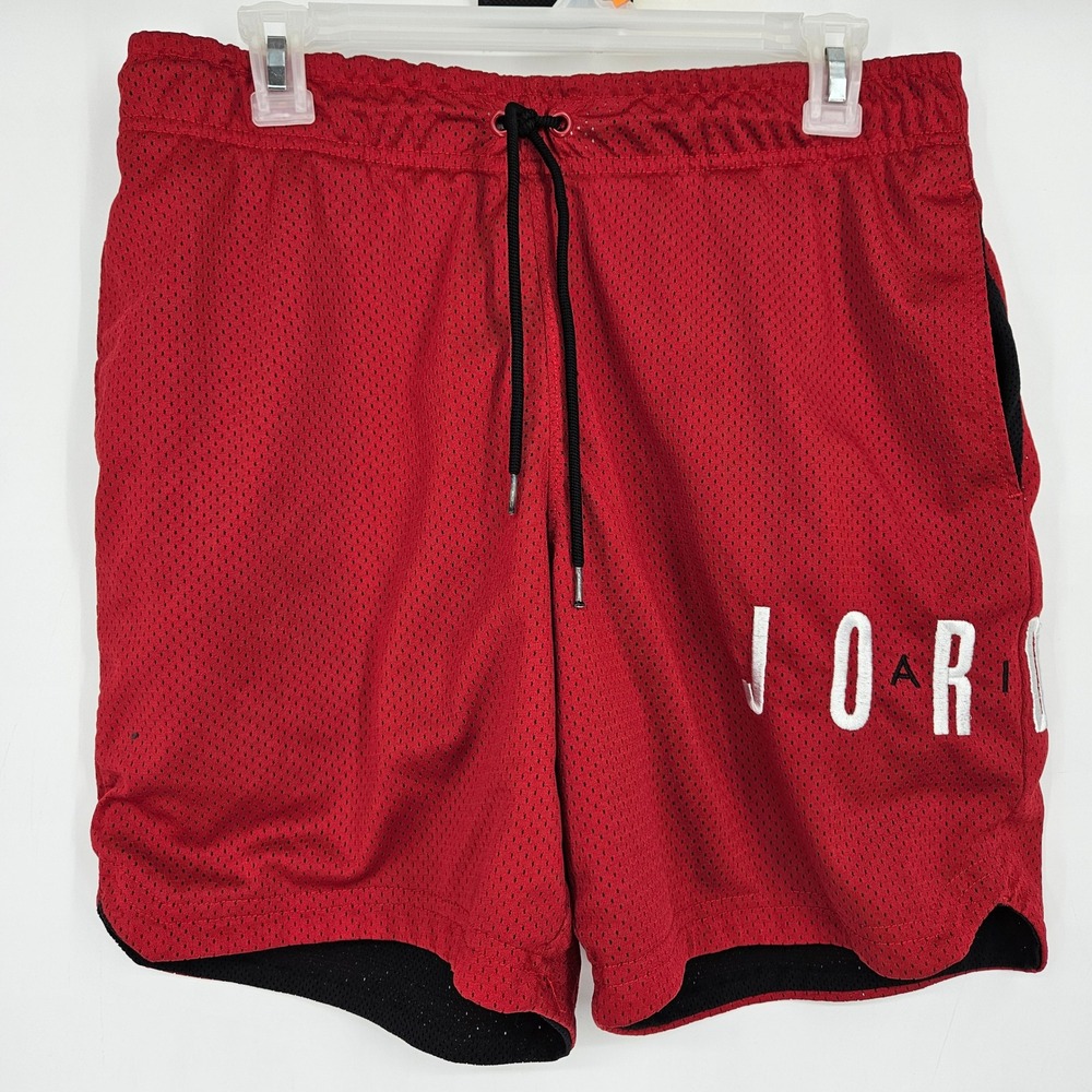 Jordan Basketball Shorts Mens Small Jumpman Mesh Pockets Drawstring NBA Legend